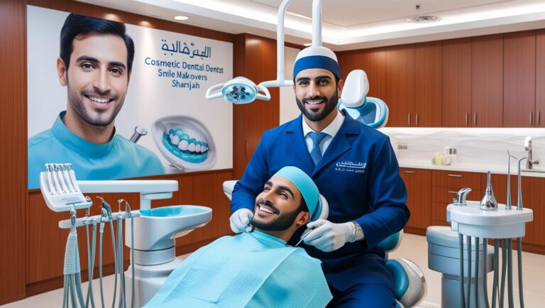 generate a hyper real image of Cosmetic Dentist_ Smile Makeovers & Teeth Whitening in Sharjah